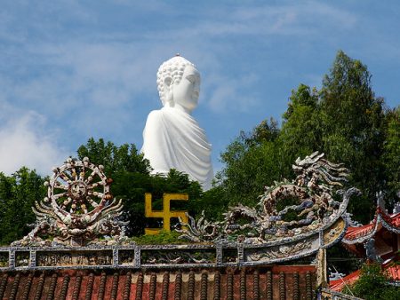 tượng phật tổ ở chùa Ninh thuận-Nha trang